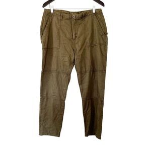 Devoted Olive Green‎ Cargo Style Straight Leg Pants